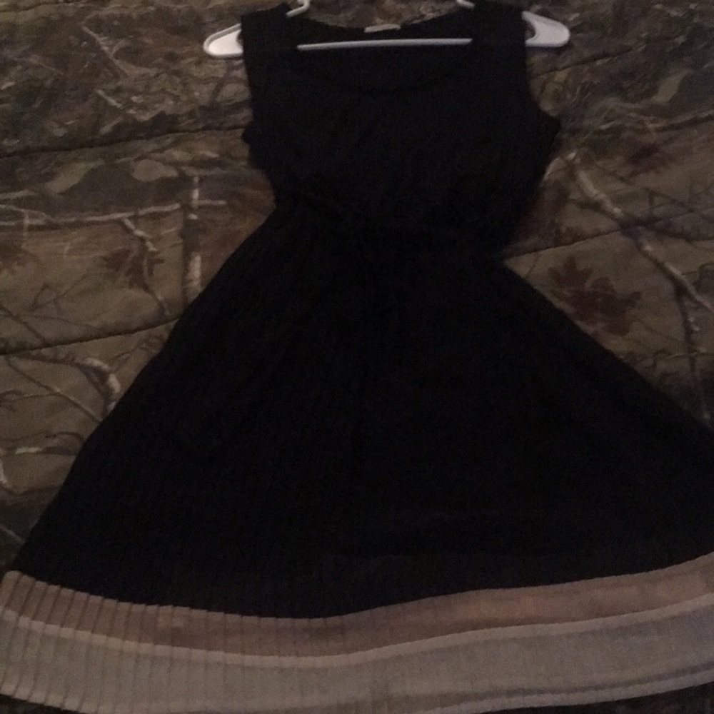 Black mini dress